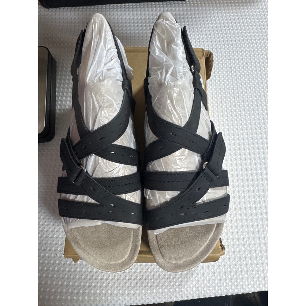 Earth Sandals Women 11 M Samsin Black Casual ETSAMSIN3 NIB